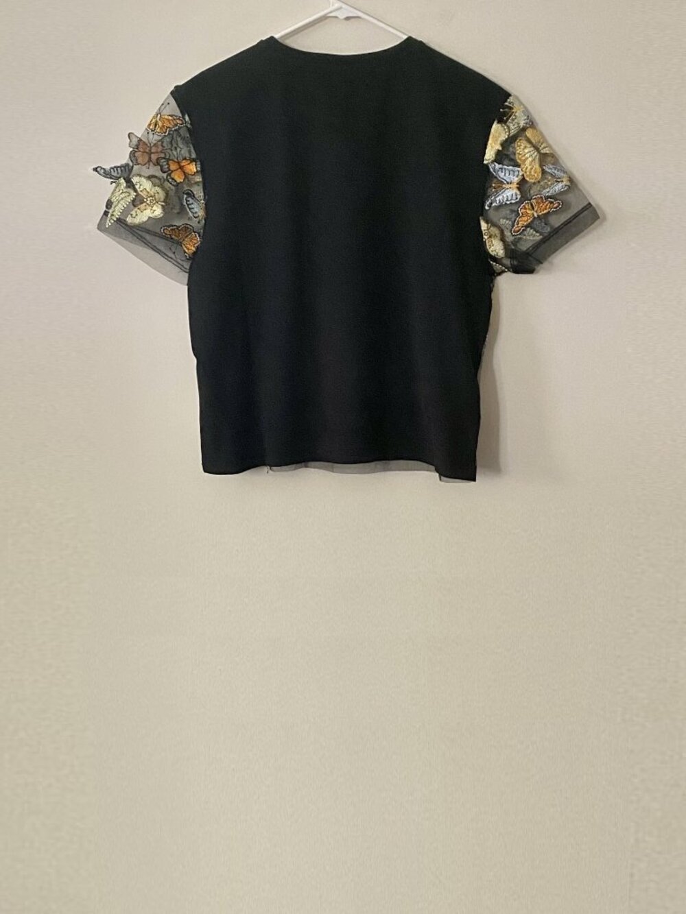 Dolan 3D Butterfly Sheer T-Shirt NWOT - Picture 6 of 8